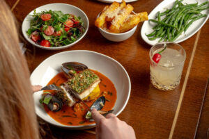 A selection of dishes from the a la carte menu at The Botanist Sloane Square