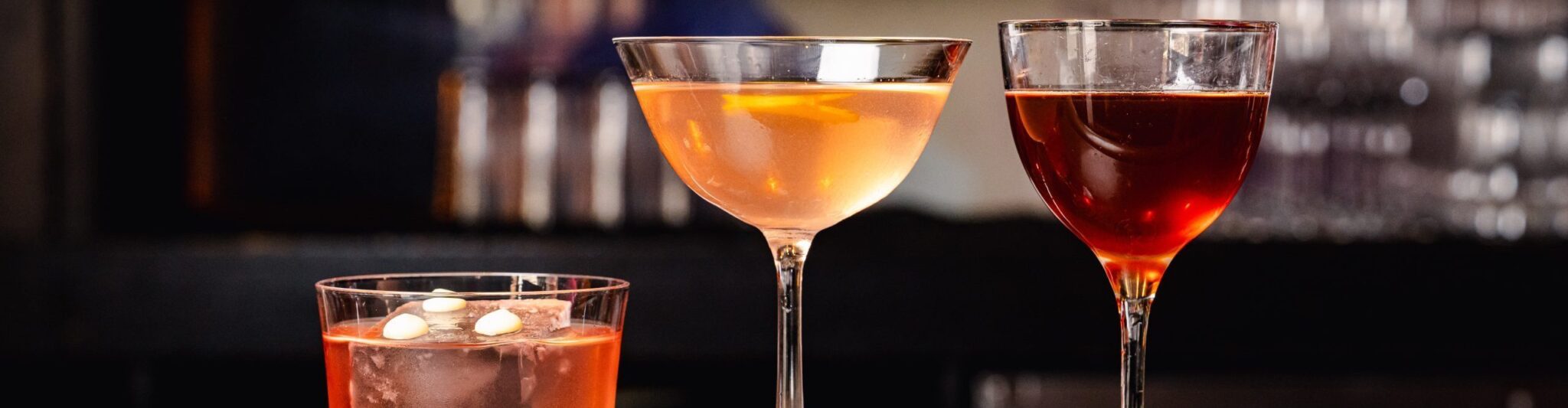 Cocktails at the bar at The Botanist Sloane Square